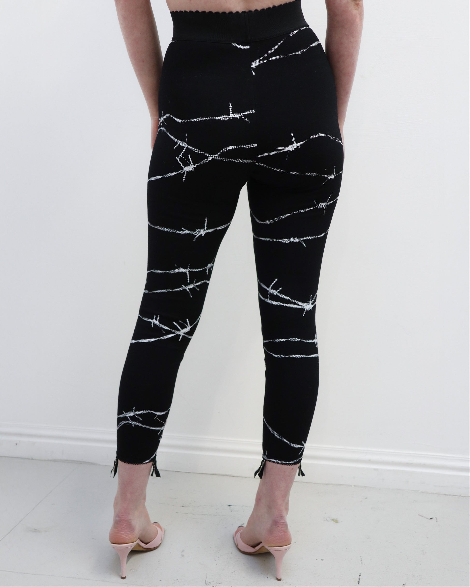 LINGERIE CIGARETTE PANT BARBED WIRE