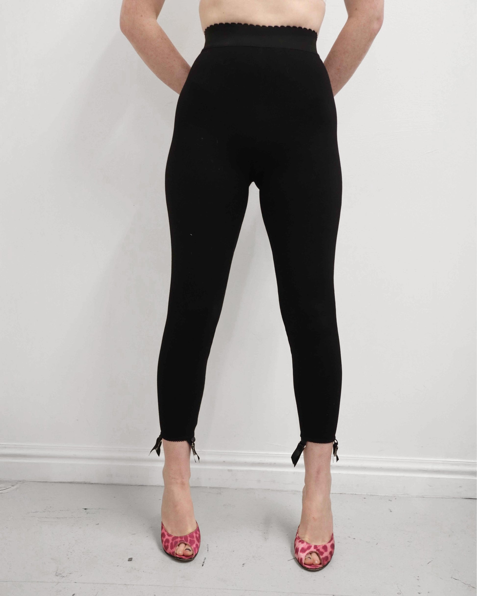 cigarette leggings Sophia Legging in Black elevated look Side Slit Detail Sassybax Pretty Cigarette Pants BUL03