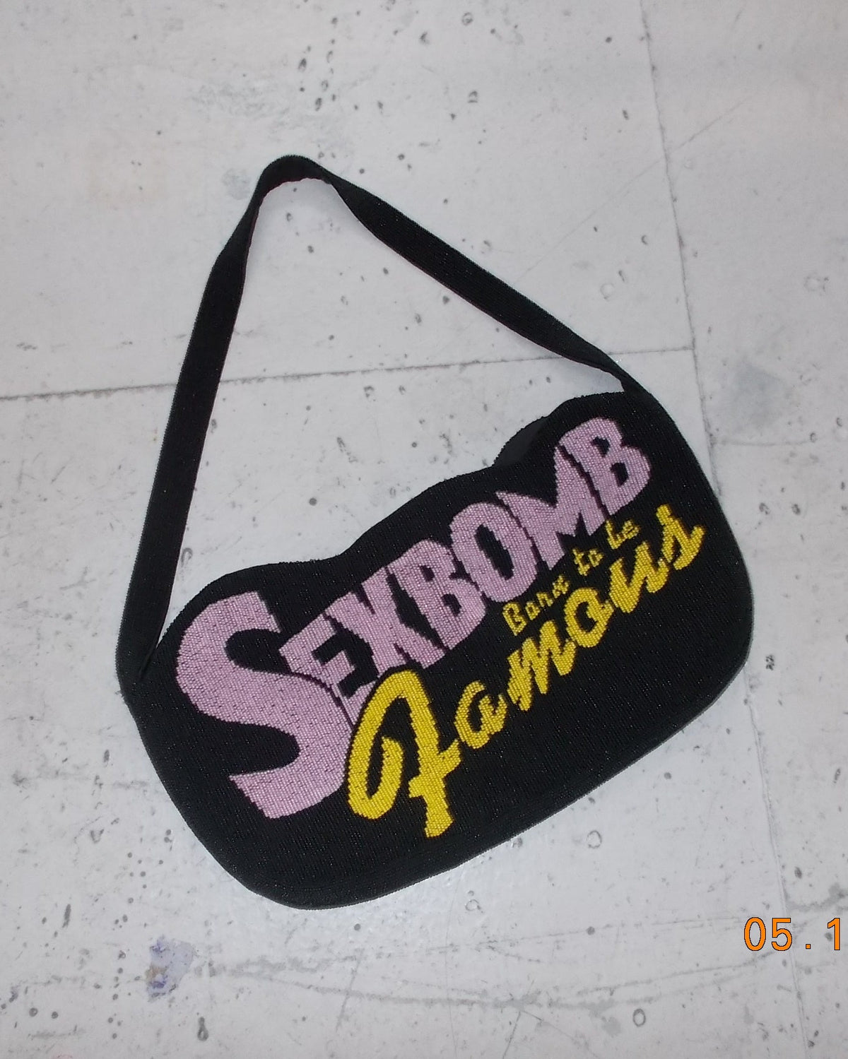 SEXBOMB BEADED SHOULDER BAG