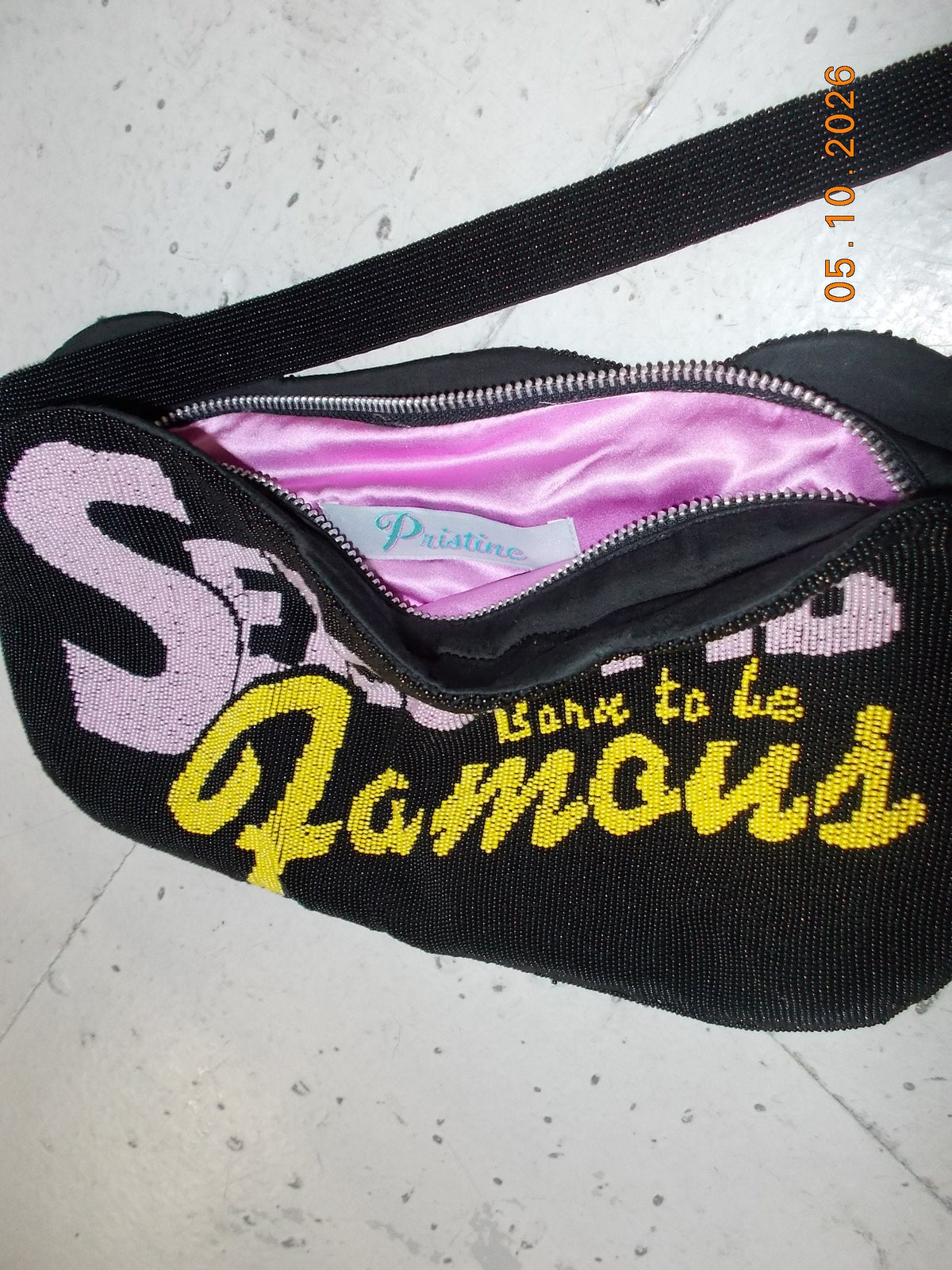 SEXBOMB BEADED SHOULDER BAG