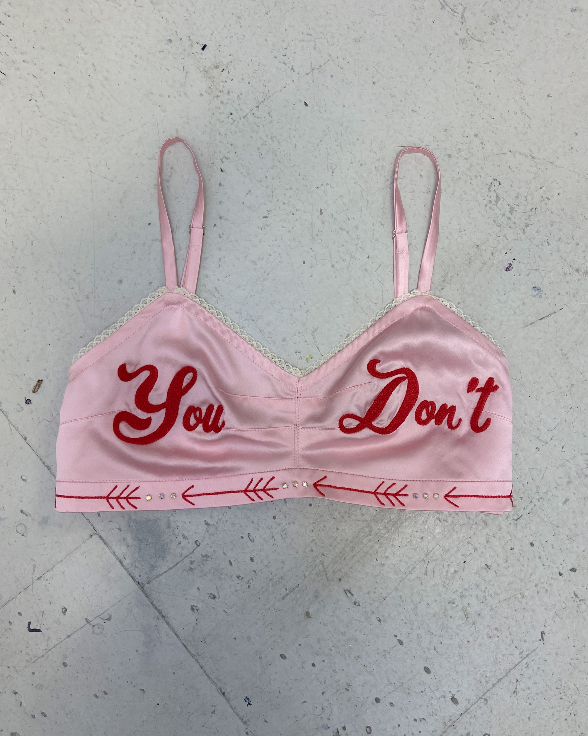 YOU DON'T OWN ME SOUVENIR SILK LINGERIE SET