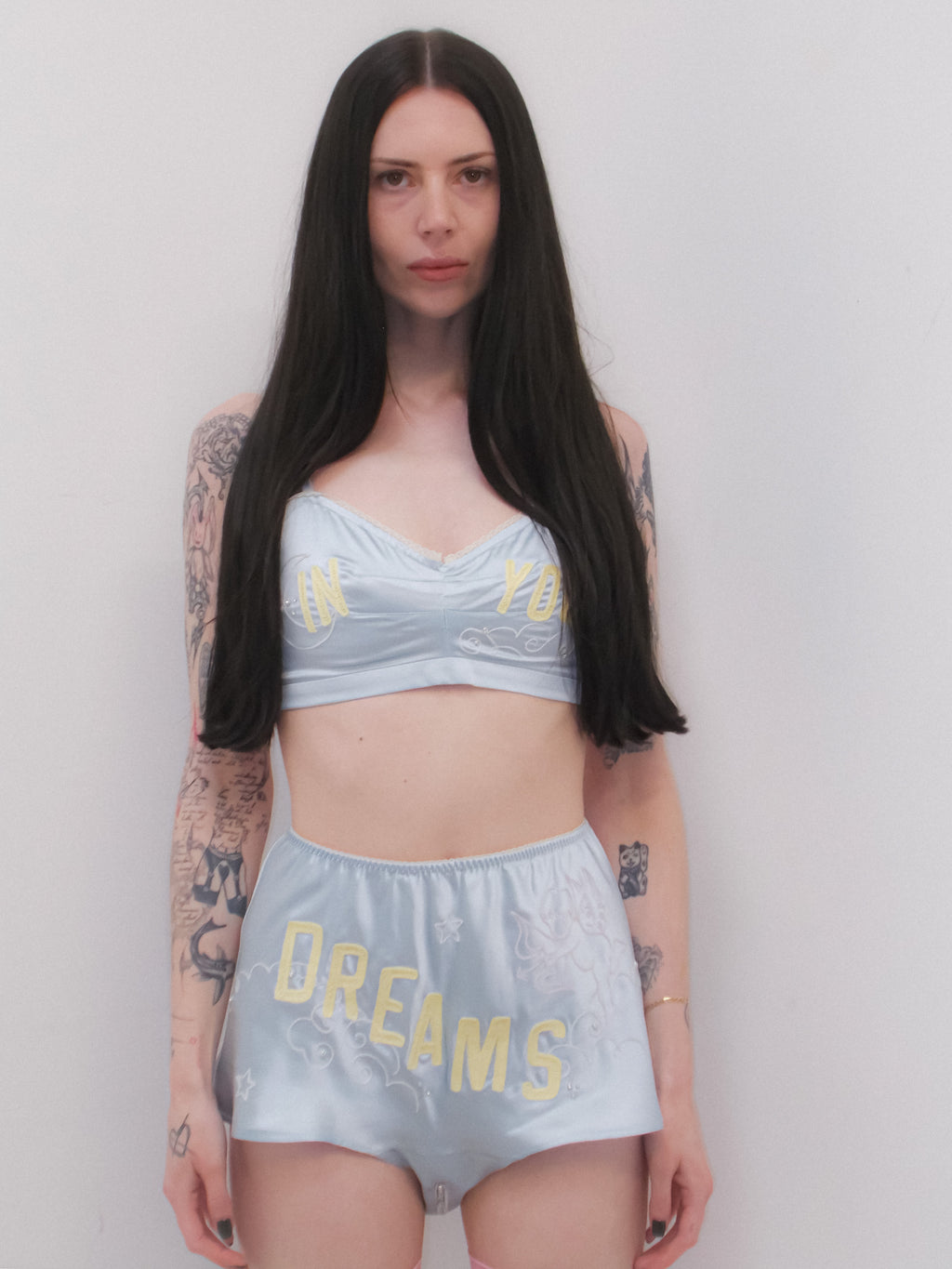 IN YOUR DREAMS SOUVENIR SILK LINGERIE SET