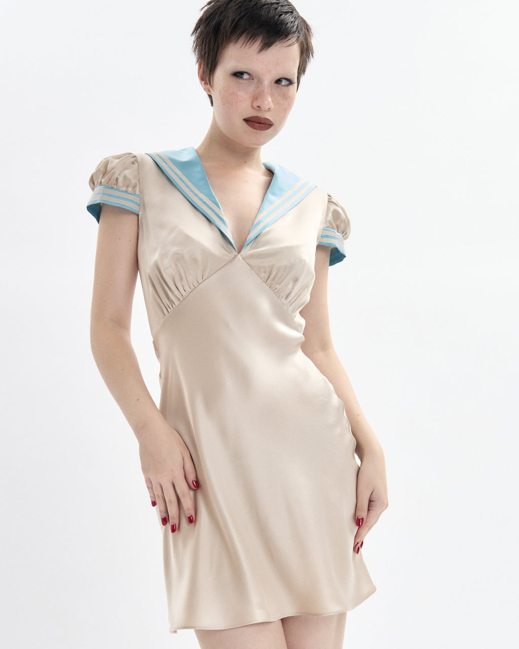 SHERRY SAILOR SLIP DRESS