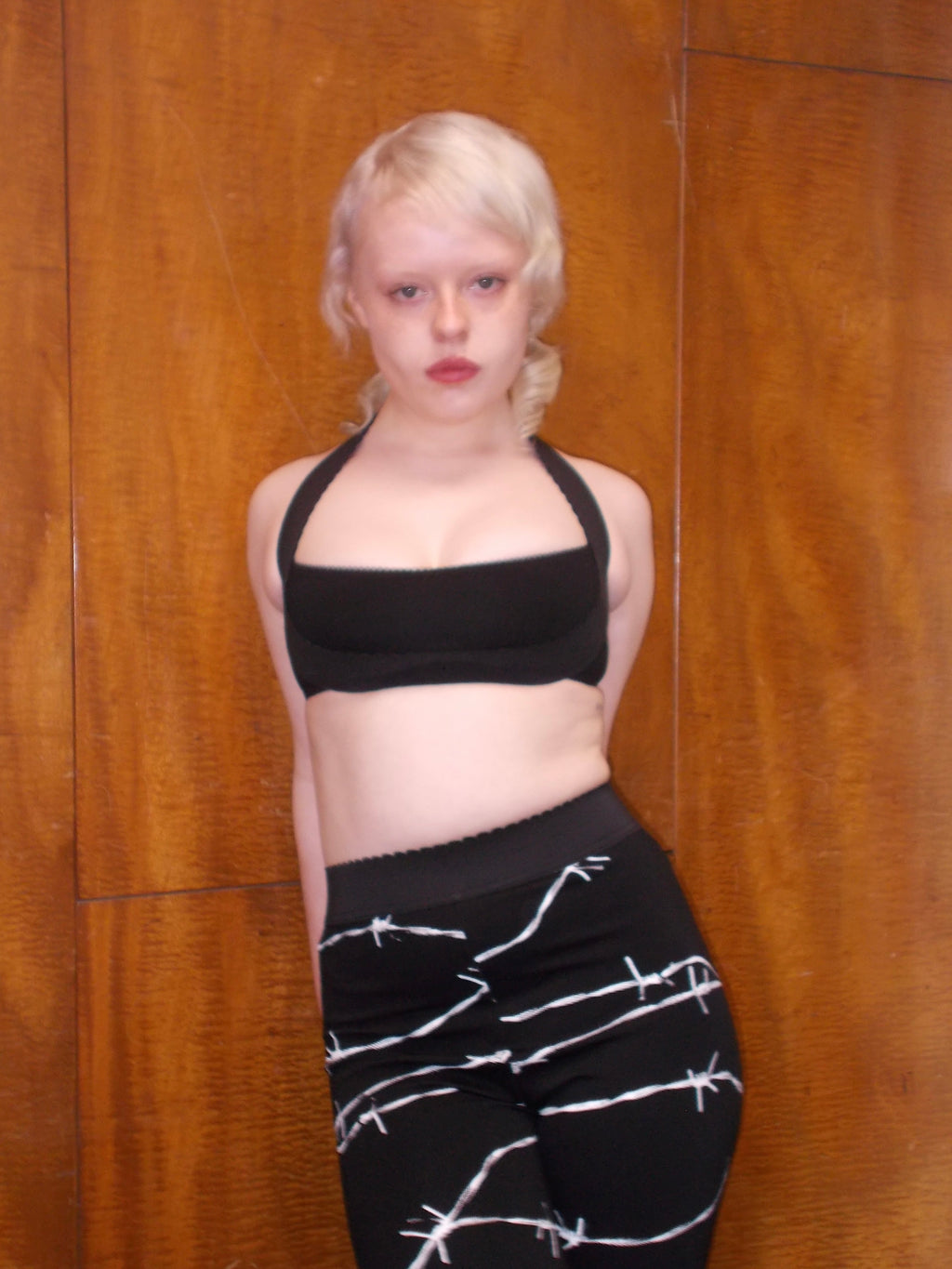 PICOT CAPRI PANT BARBED WIRE