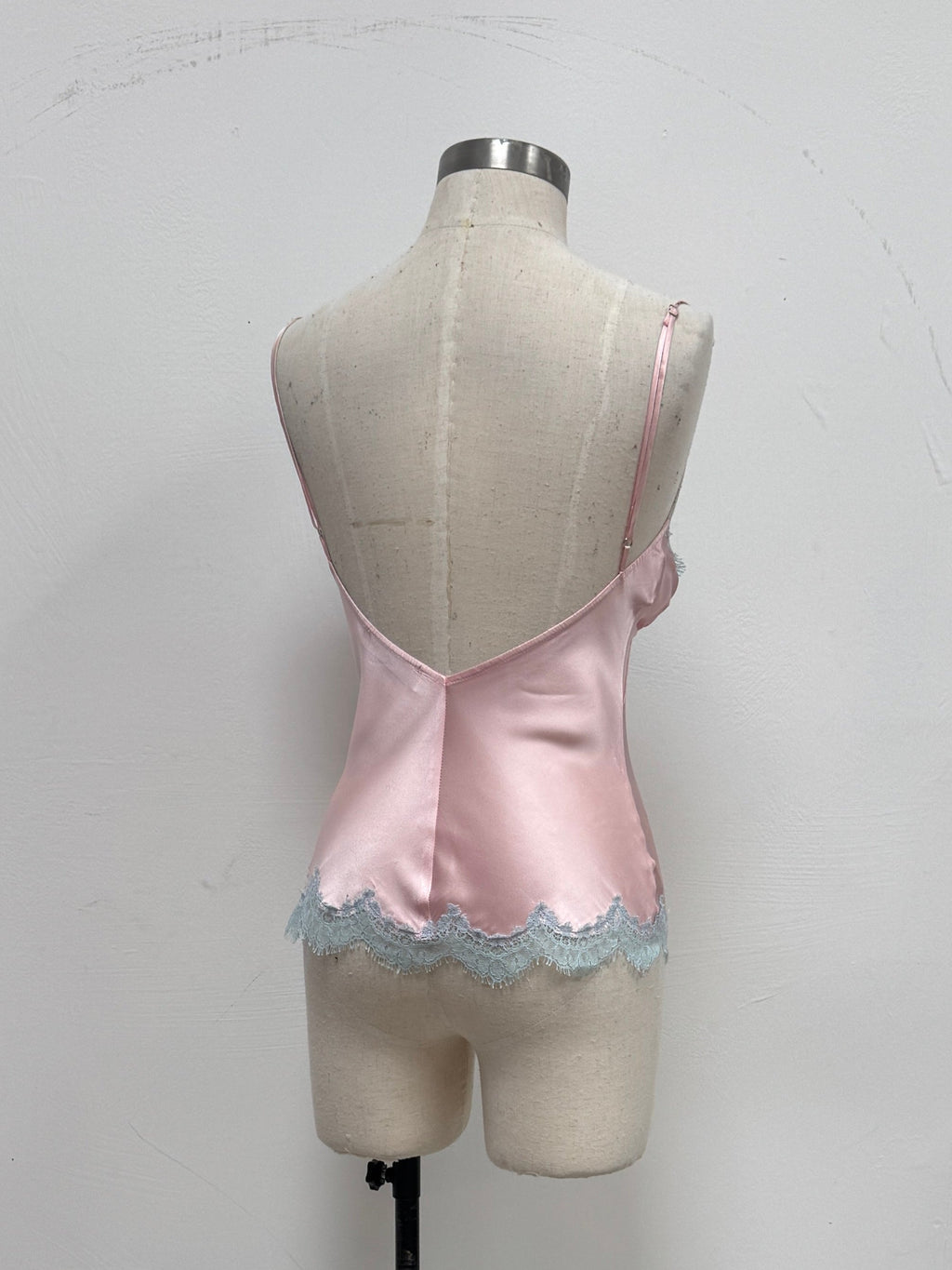 SAMPLE SALE - SILK AND LACE TRIM CAMI