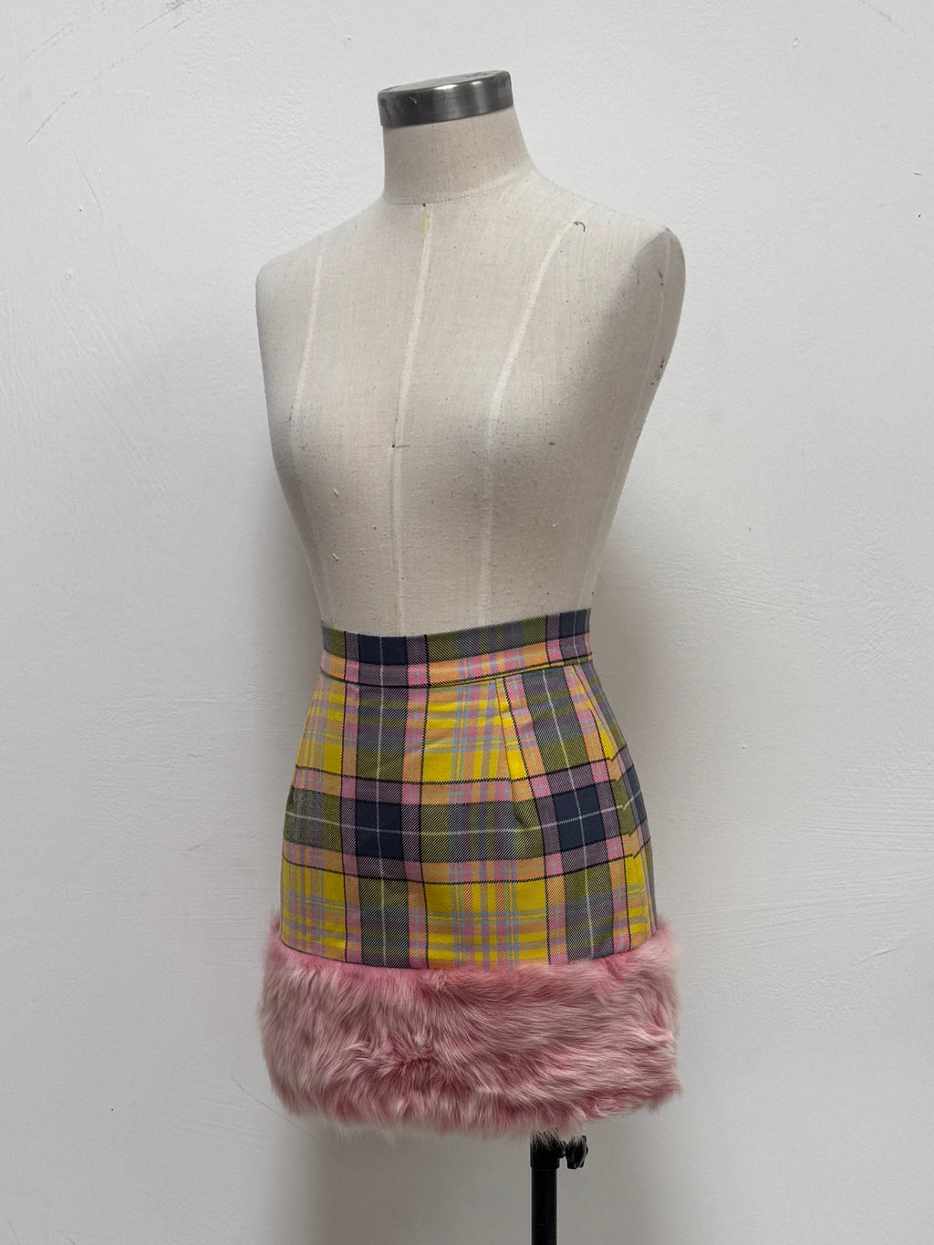 SAMPLE SALE - WOOL TARTAN SKIRT SUIT