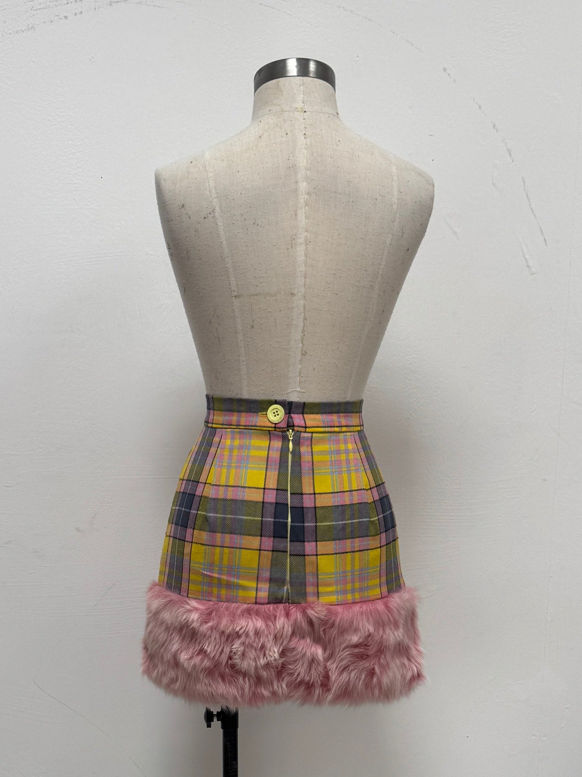 SAMPLE SALE - WOOL TARTAN SKIRT SUIT