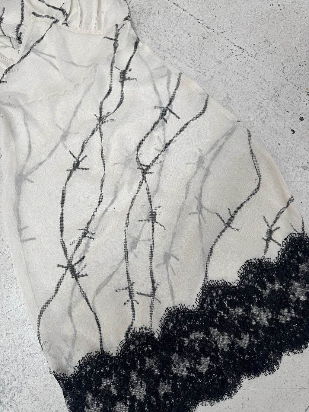 SAMPLE SALE - BARBED WIRE GEORGETTE SLIP DRESS