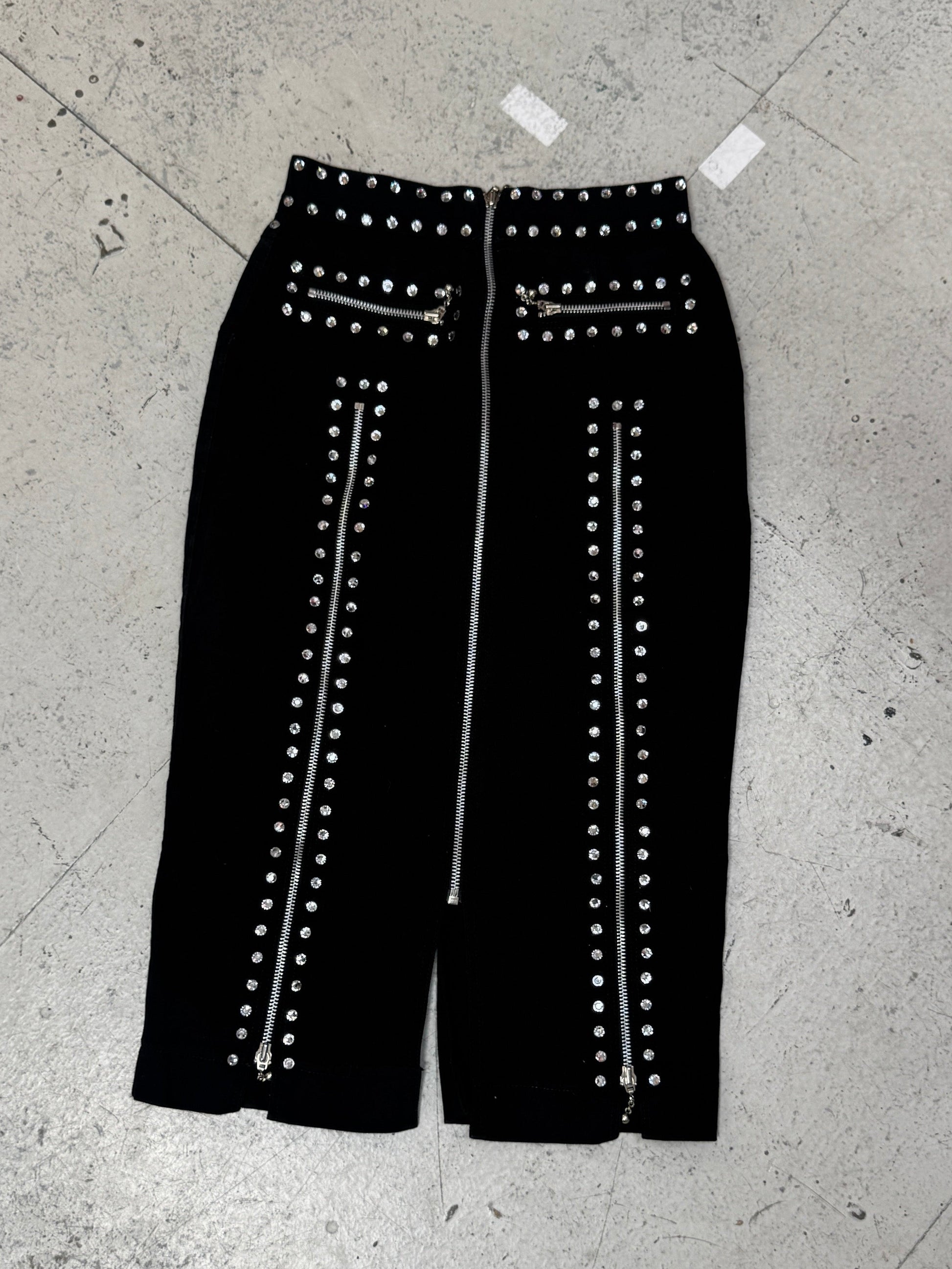 SAMPLE SALE - DIAMNATE DENIM HOBBLE SKIRT