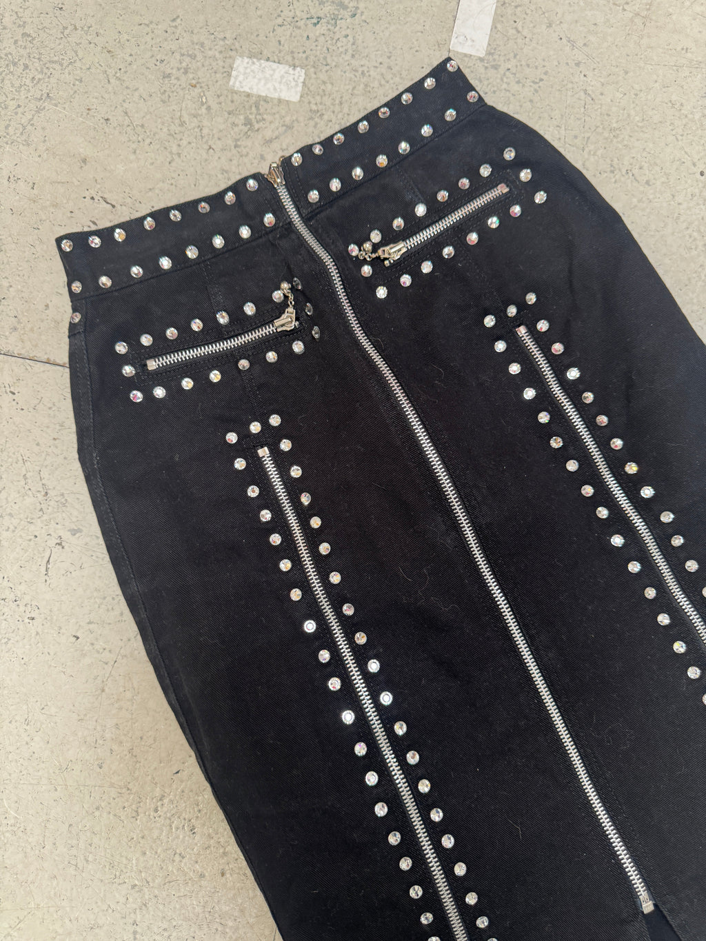SAMPLE SALE - DIAMNATE DENIM HOBBLE SKIRT