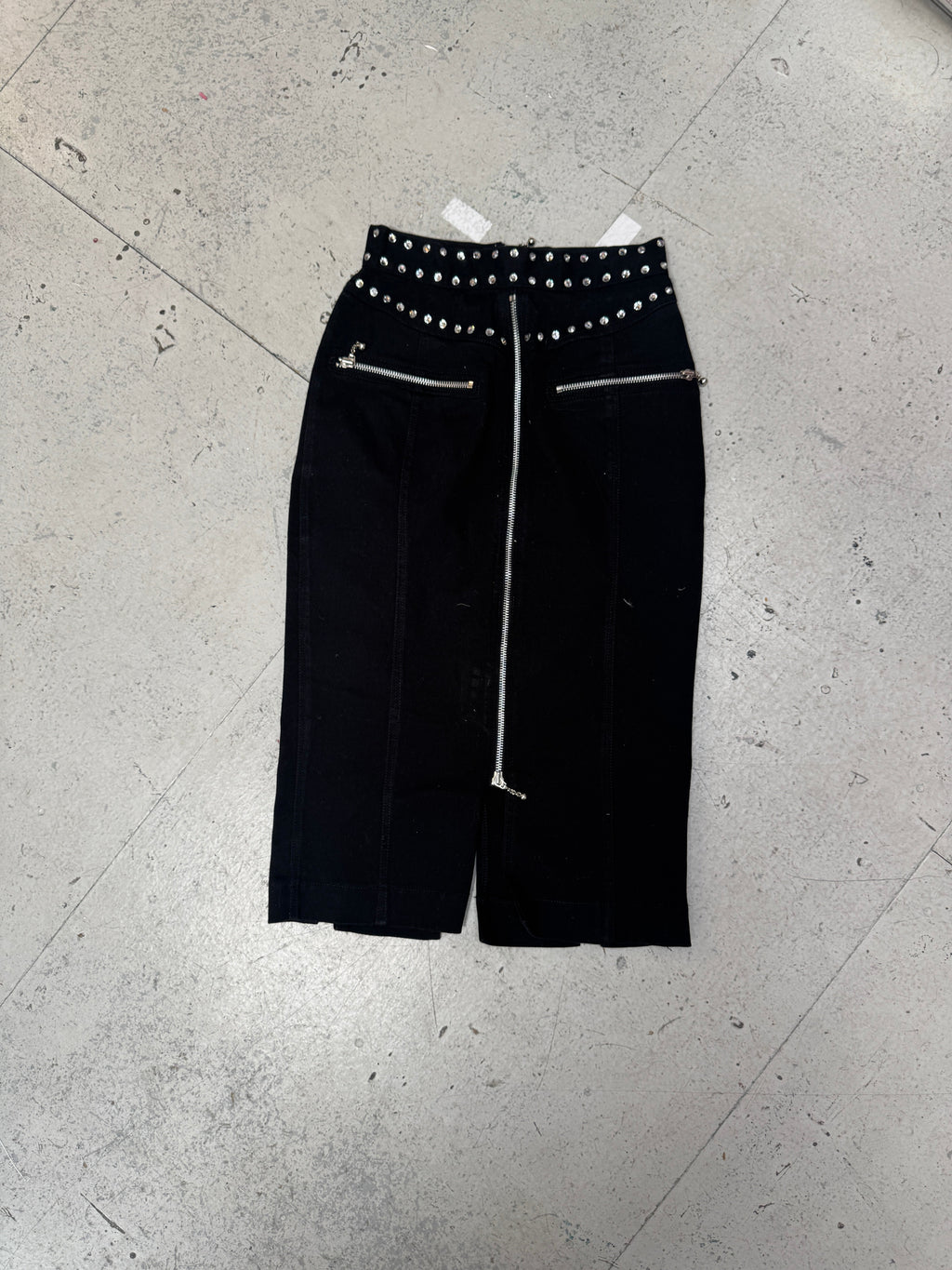 SAMPLE SALE - DIAMNATE DENIM HOBBLE SKIRT