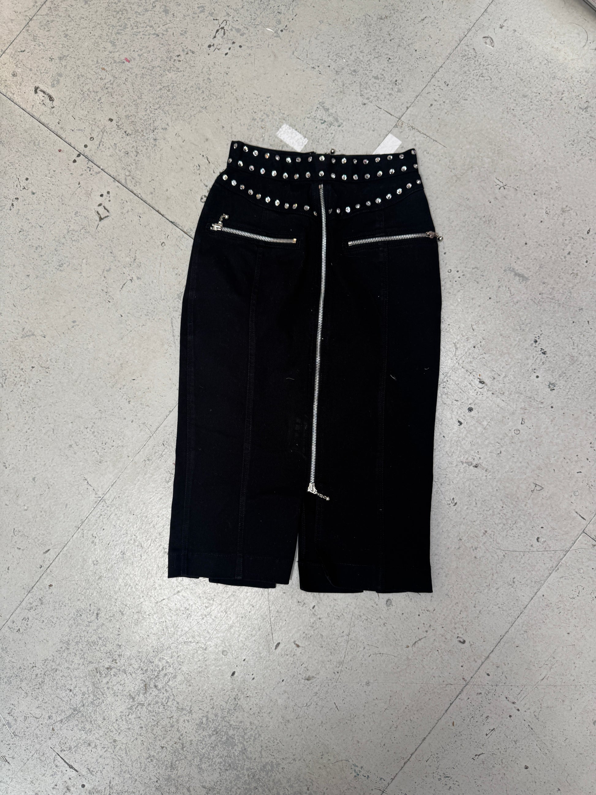 SAMPLE SALE - DIAMNATE DENIM HOBBLE SKIRT