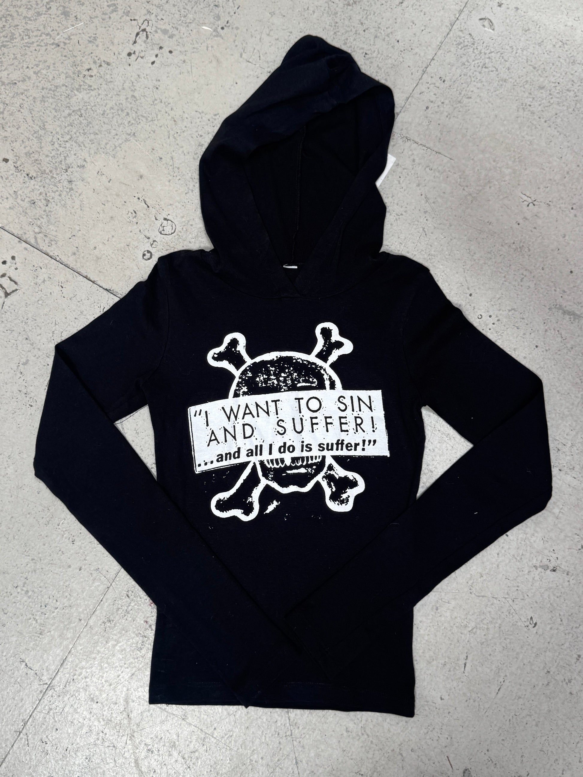 SAMPLE SALE - SIN AND SUFFER HOODIE