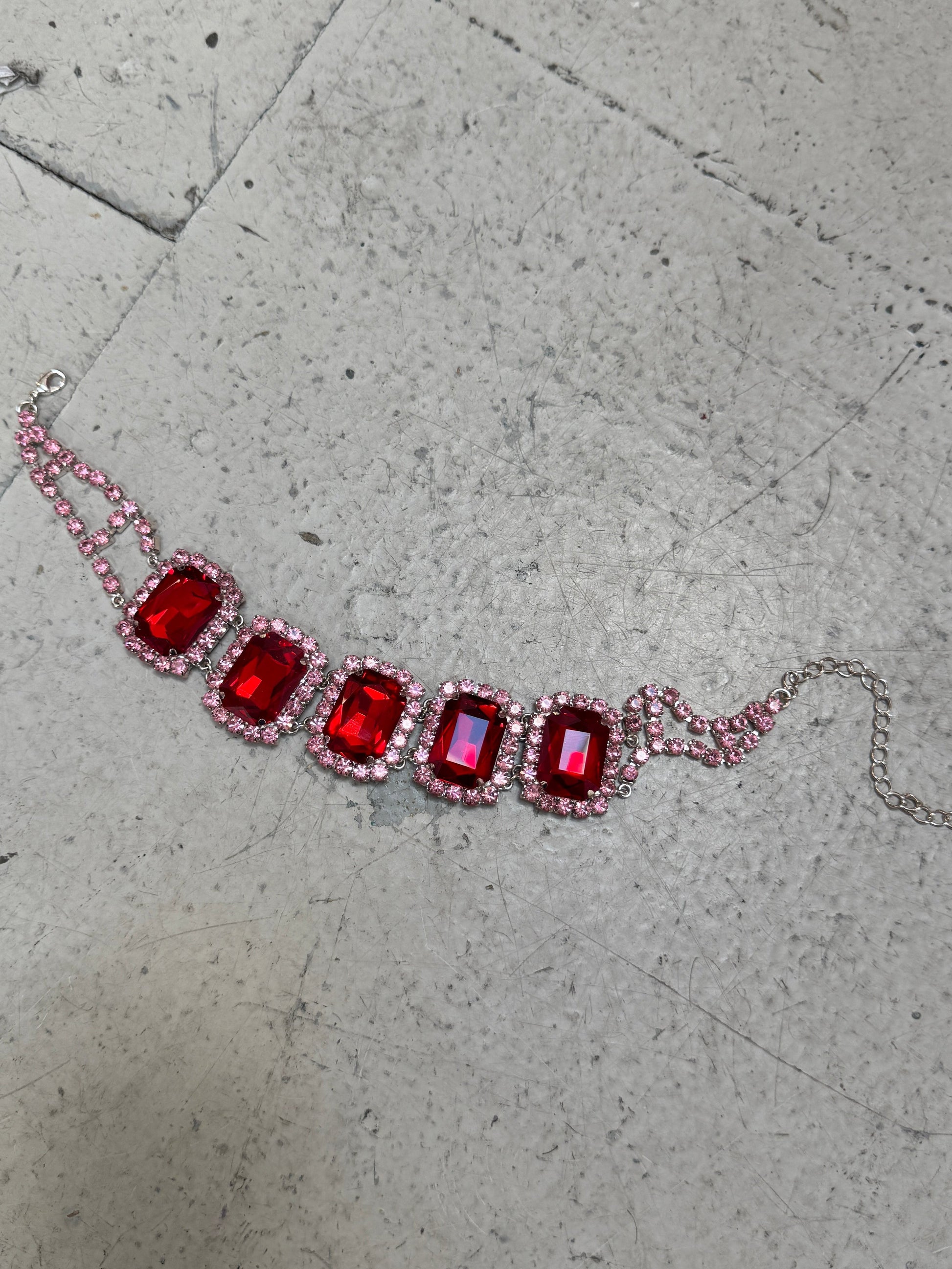 SAMPLE SALE - RHINESTONE CHOKER