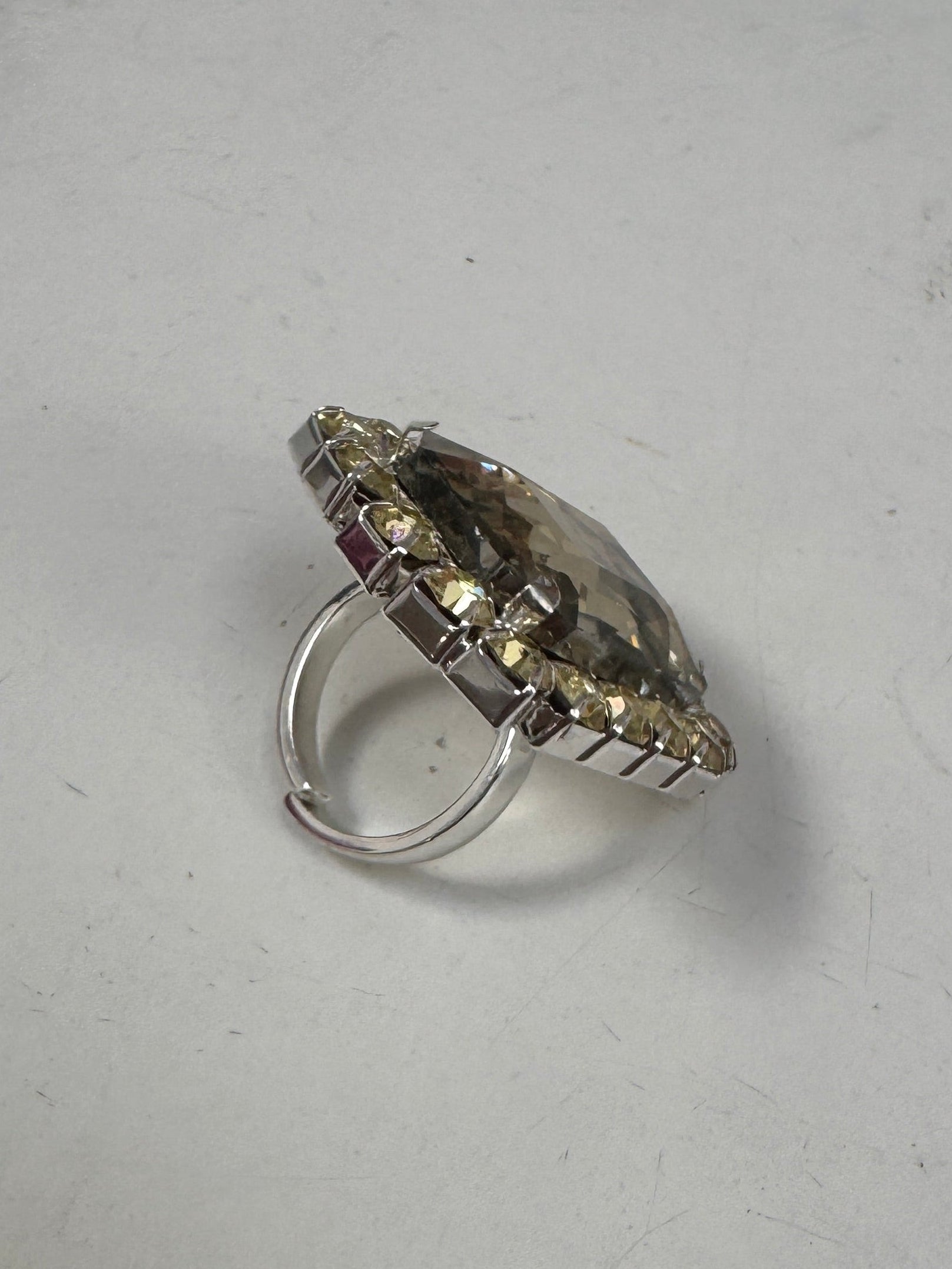 SAMPLE SALE - RHINESTONE COCKTAIL RING