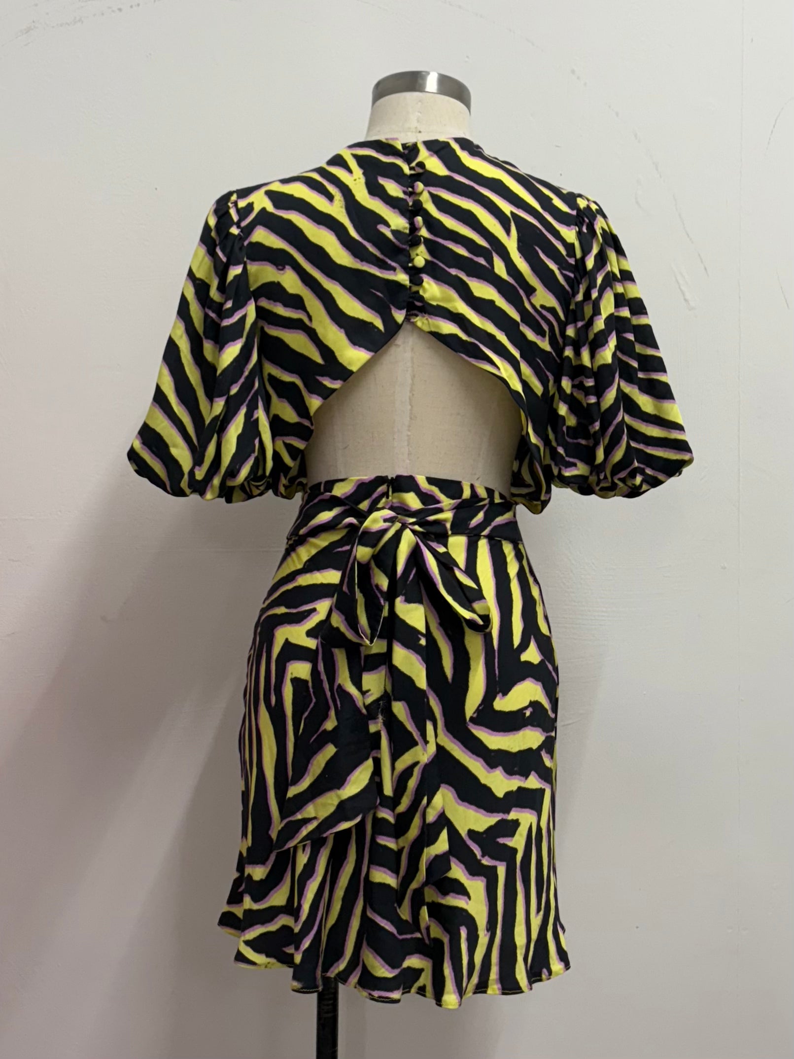 ZEBRA PRINT DRESS XS/S