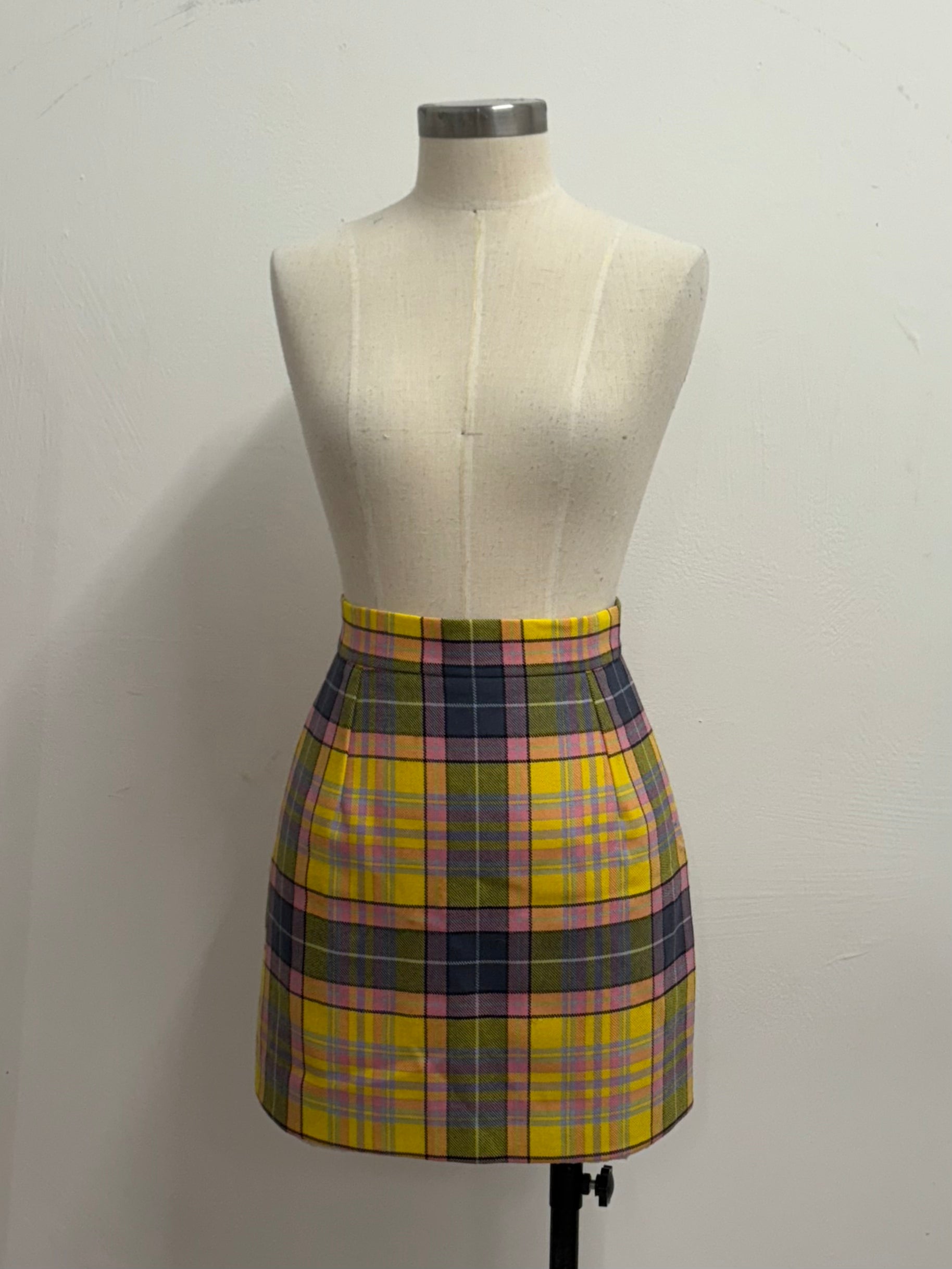 TARTAN SKIRT XS