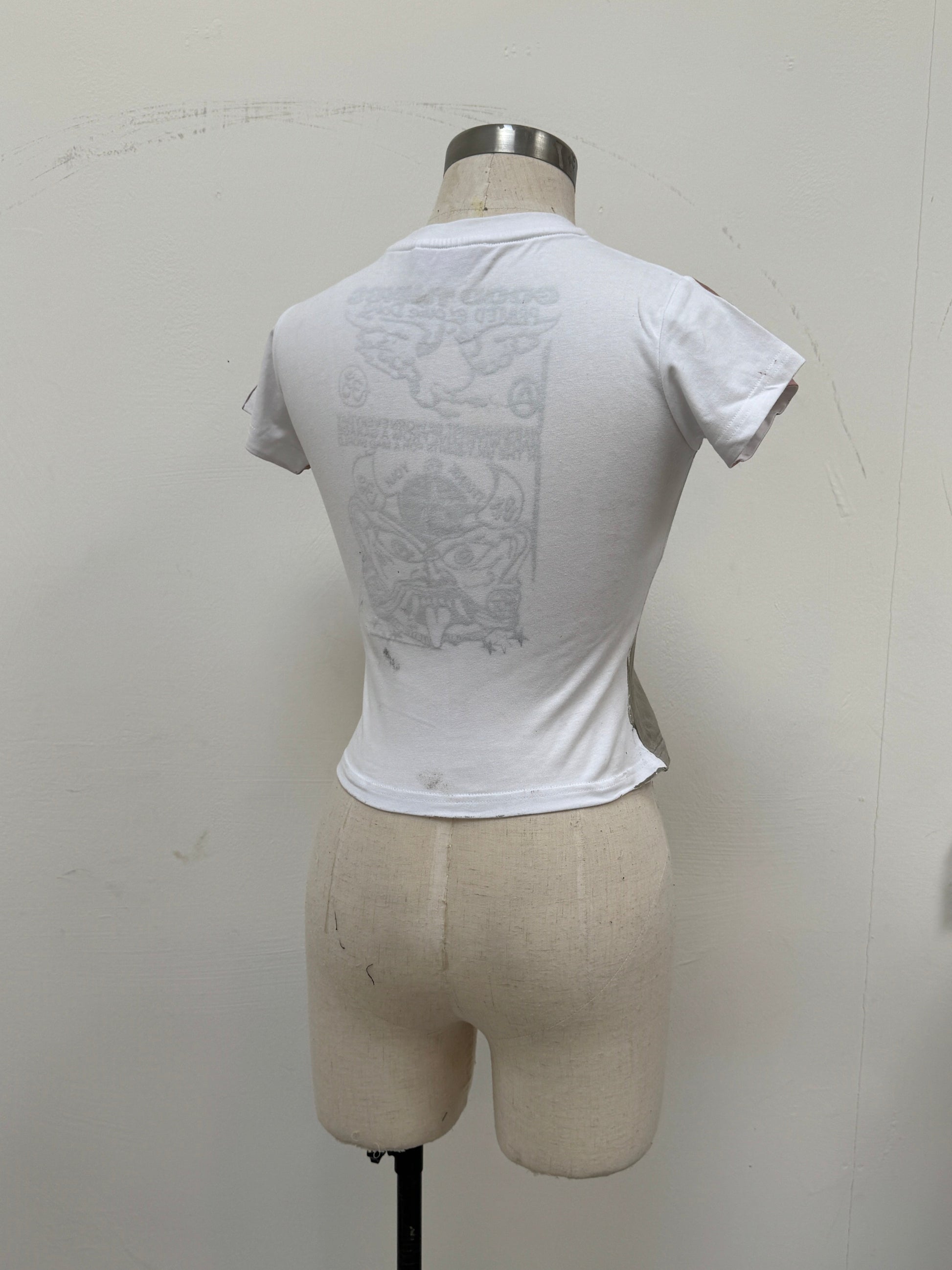 SAMPLE SALE - PRISTINE X OLLIE DOVE TEE XXS