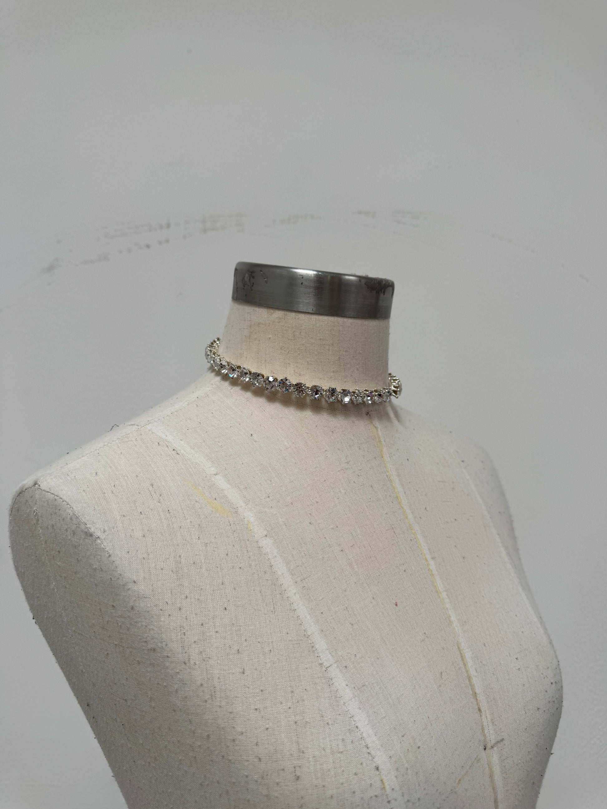 SAMPLE SALE - RHINESTONE TENNIS CHOKER