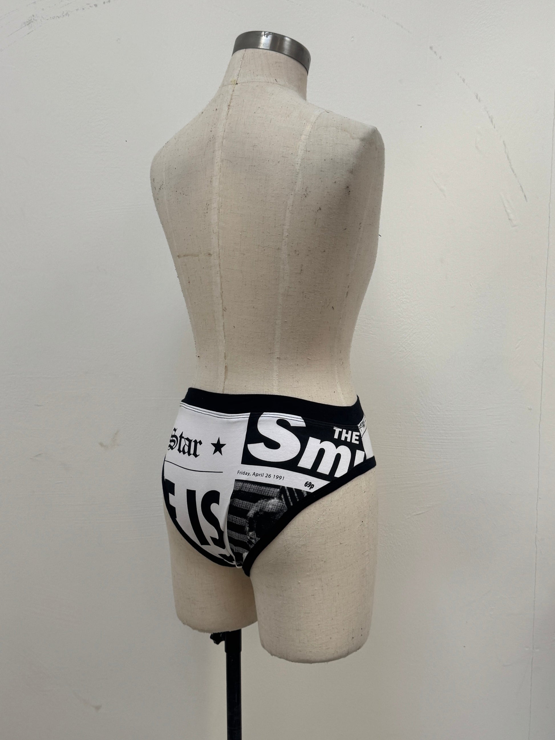 SAMPLE SALE - GAZETTE PANTIES IN WHITE S