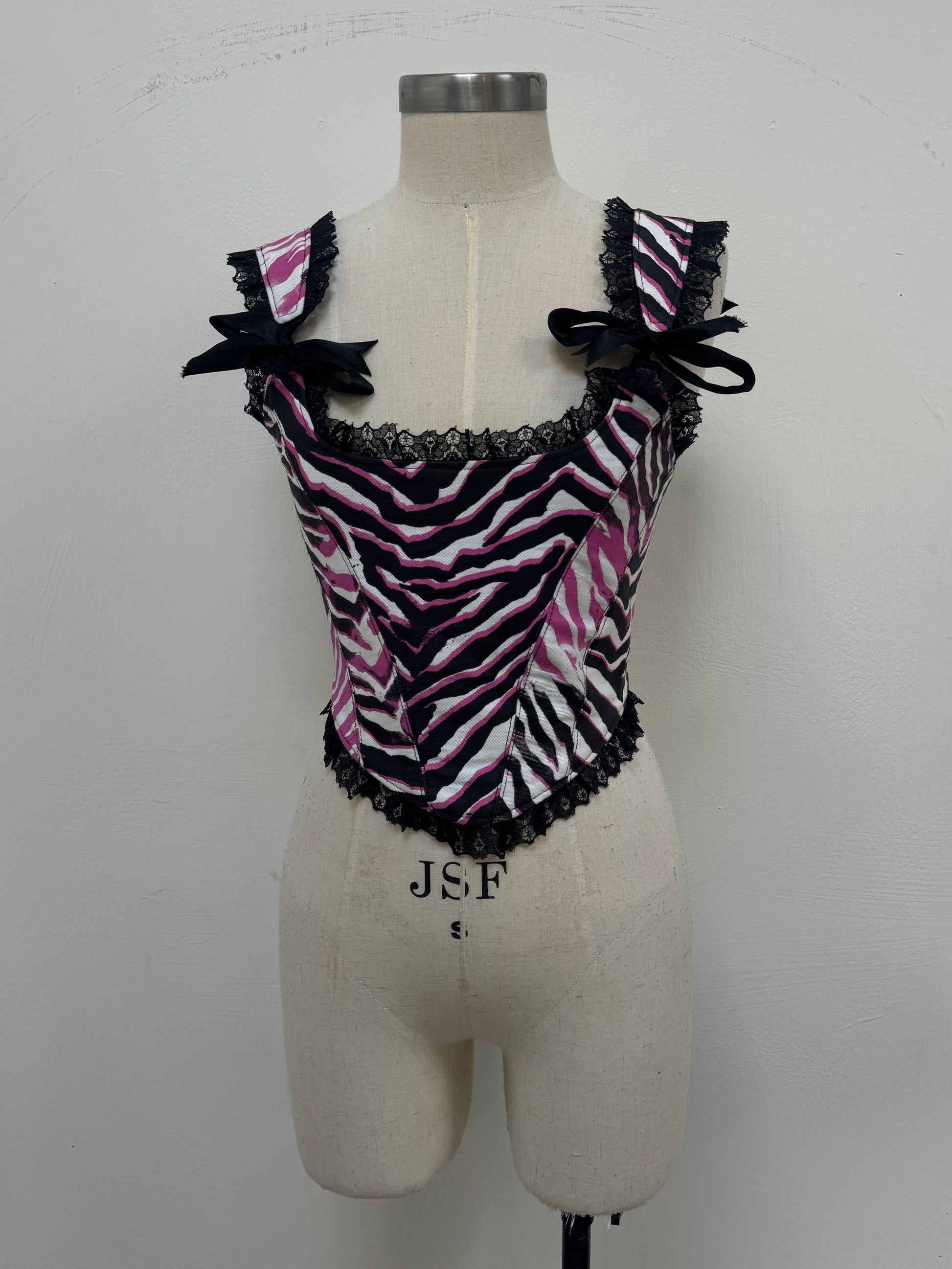 SAMPLE SALE - PRINT CORSET S