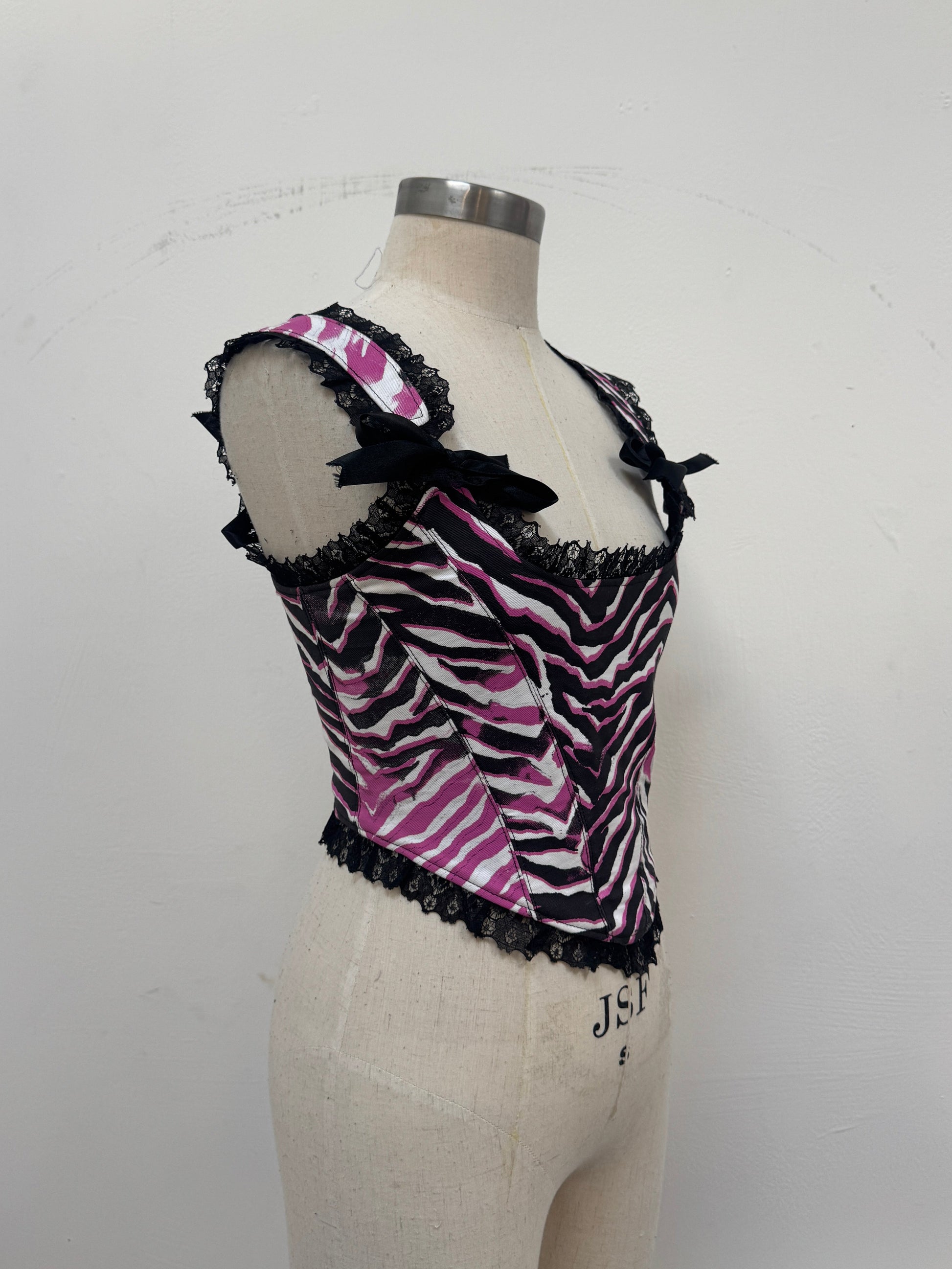 SAMPLE SALE - PRINT CORSET S