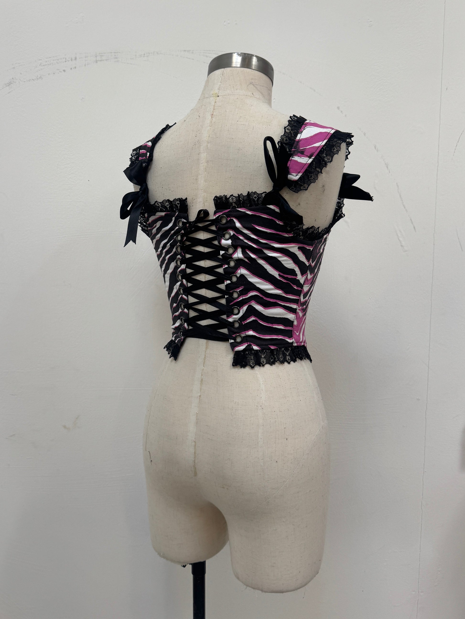 SAMPLE SALE - PRINT CORSET S