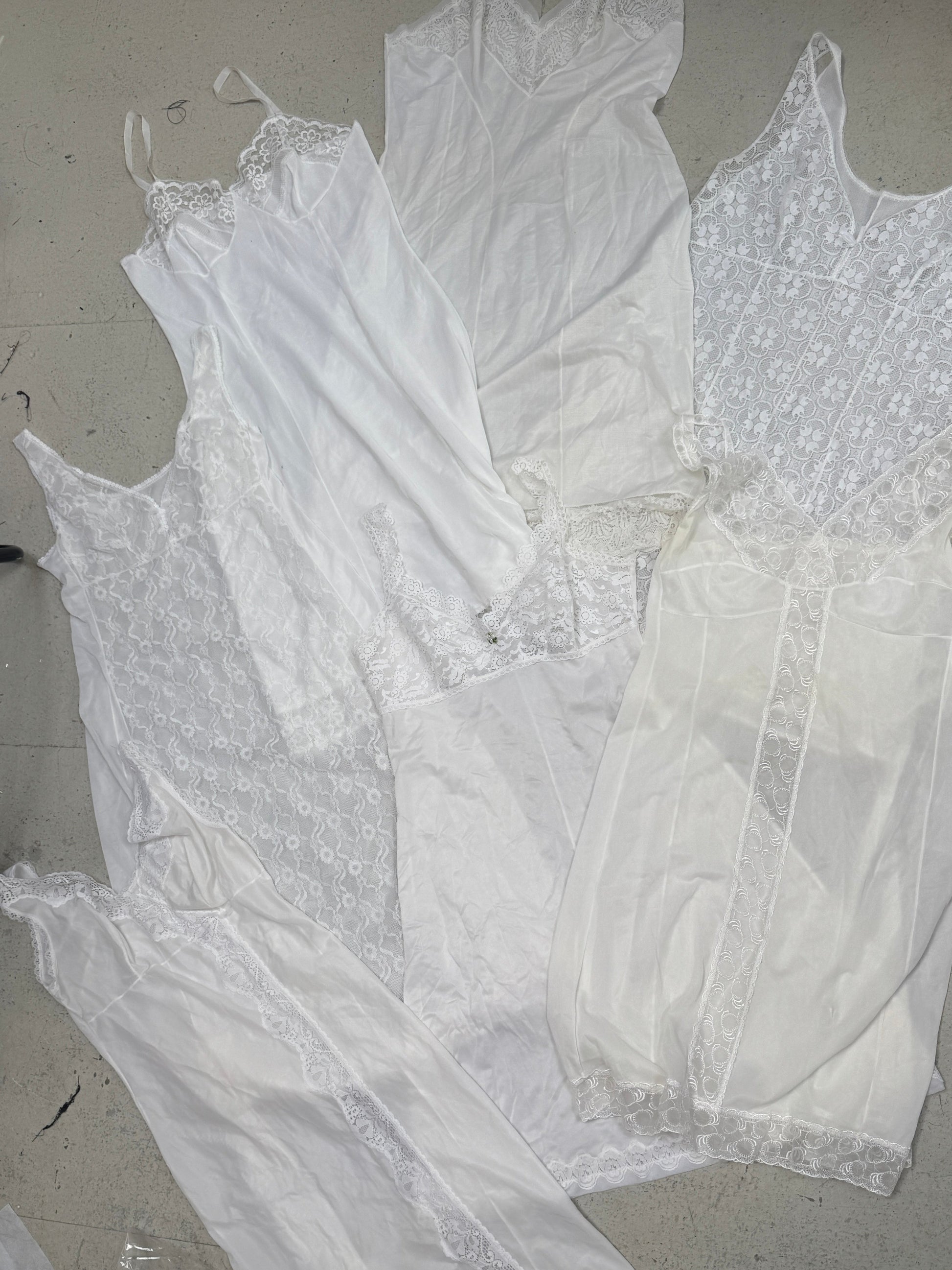 SAMPLE SALE - WHITE SLIP BUNDLE S-L
