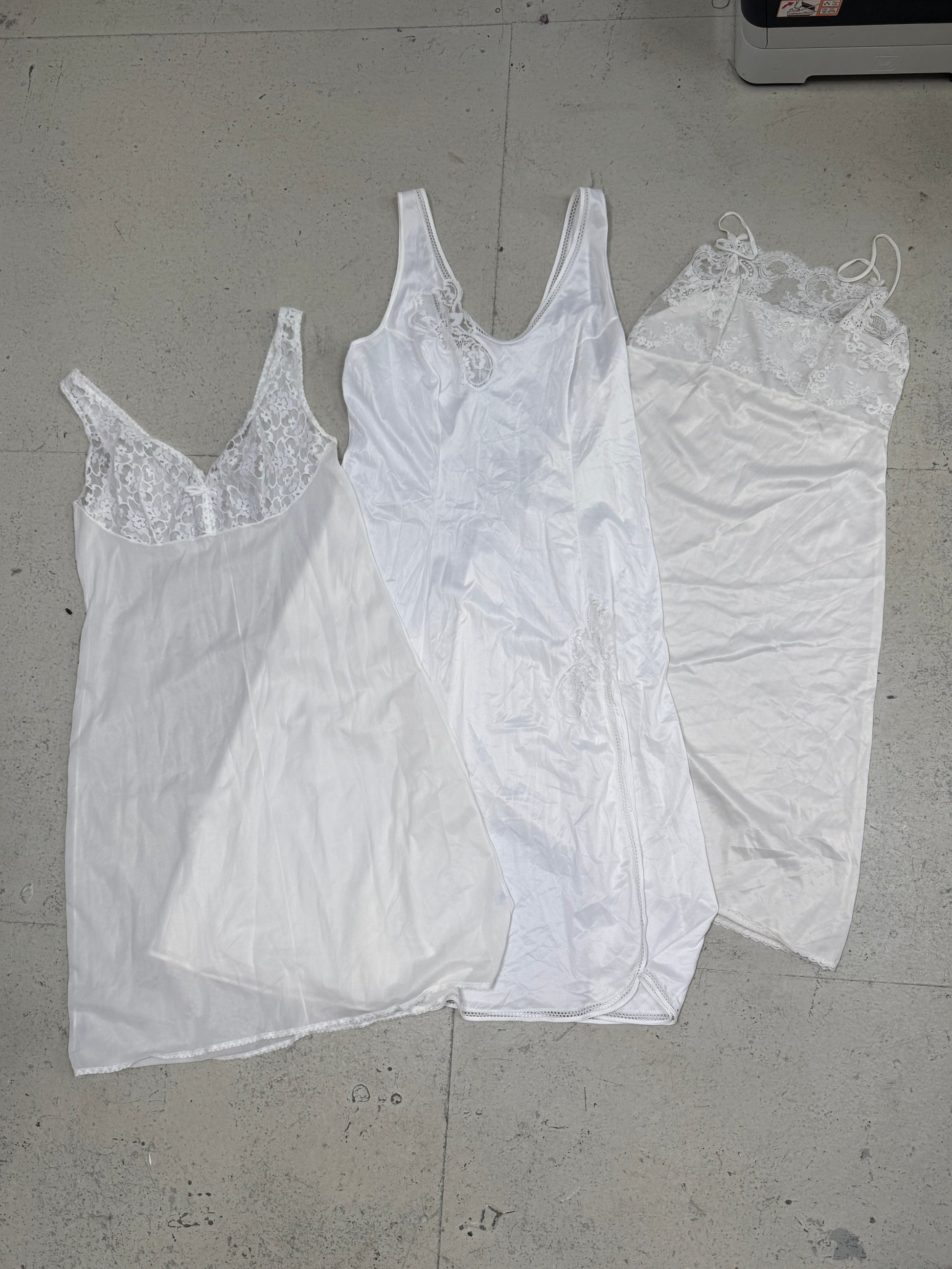 SAMPLE SALE - WHITE SLIP BUNDLE S-L