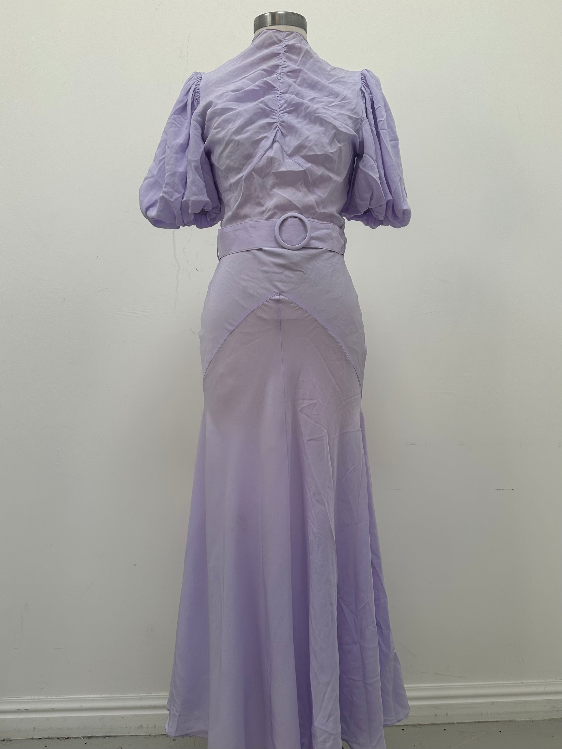 100% SILK LILAC DRESS XS/S
