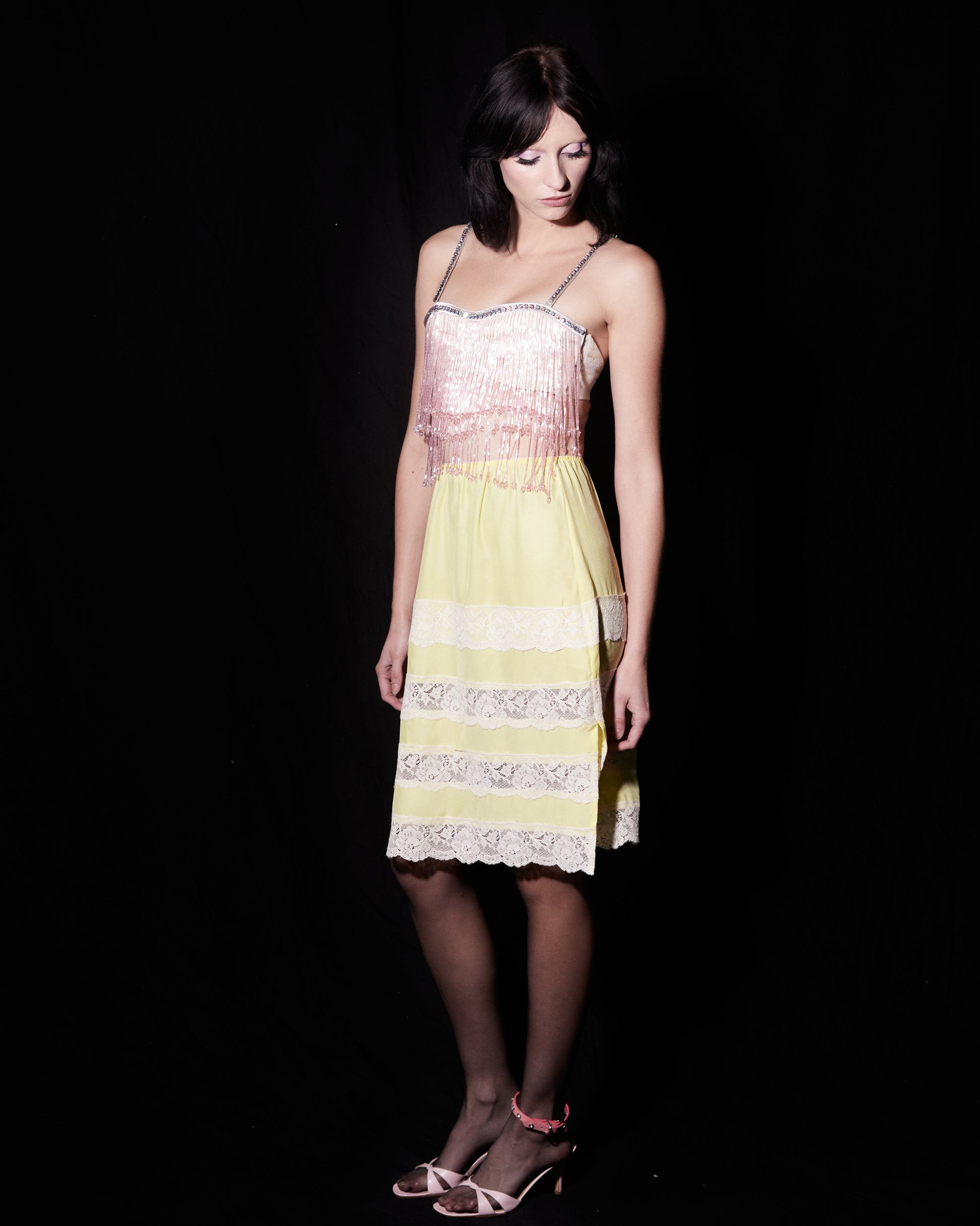 ESTELLE LACE TRIM SKIRT