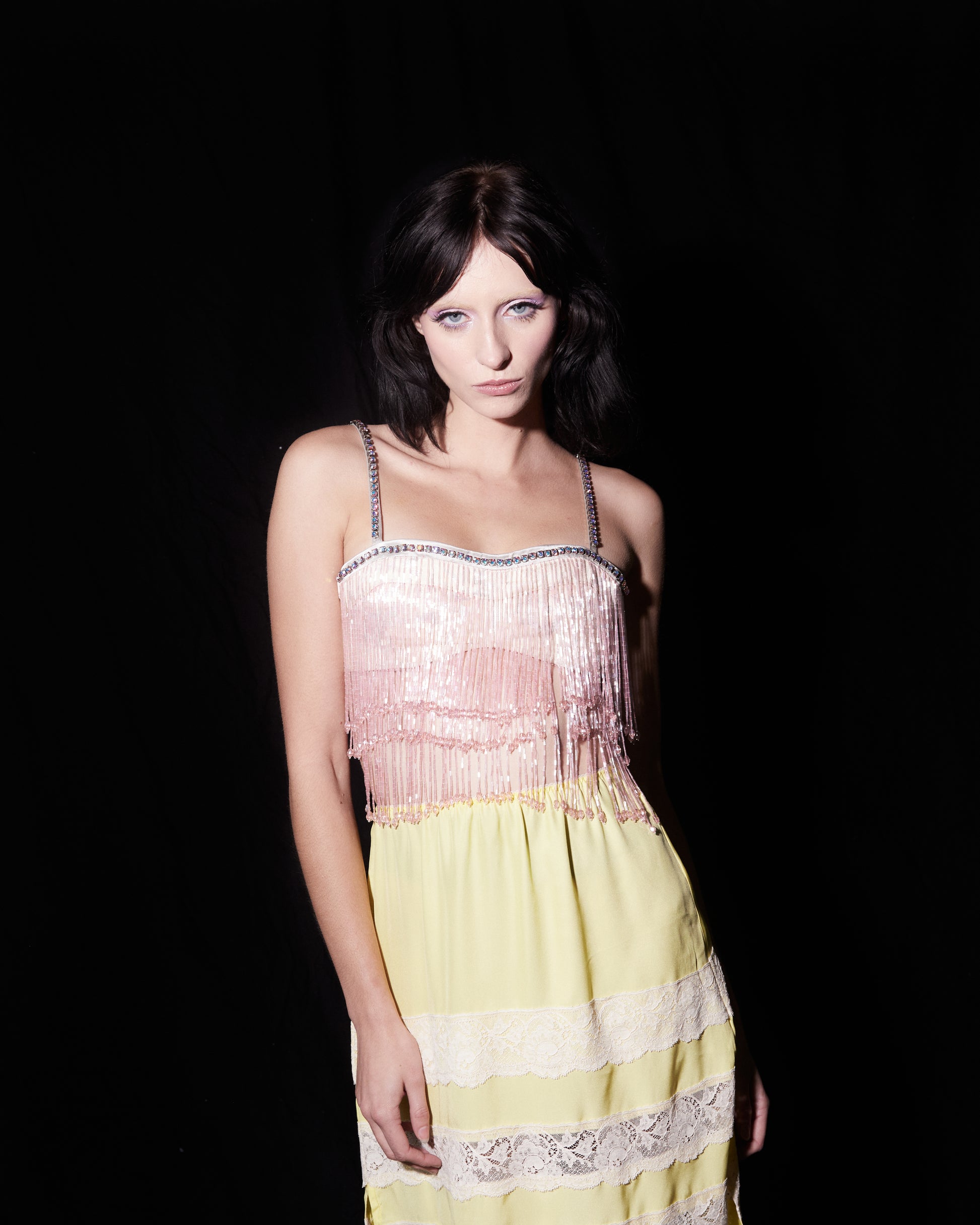 ESTELLE LACE TRIM SKIRT