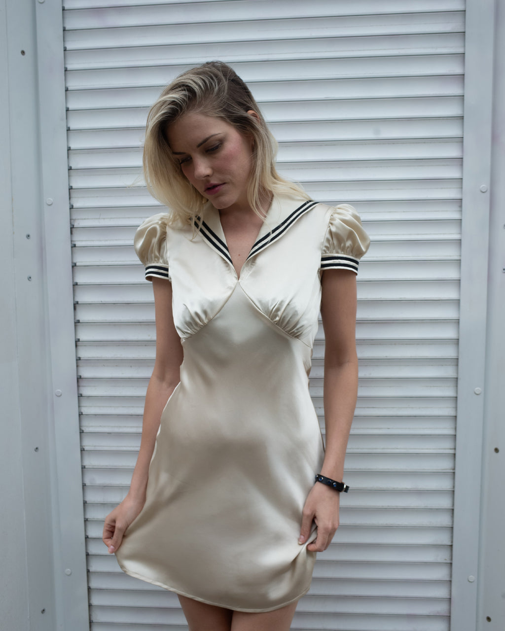 SHERRY SAILOR SLIP DRESS
