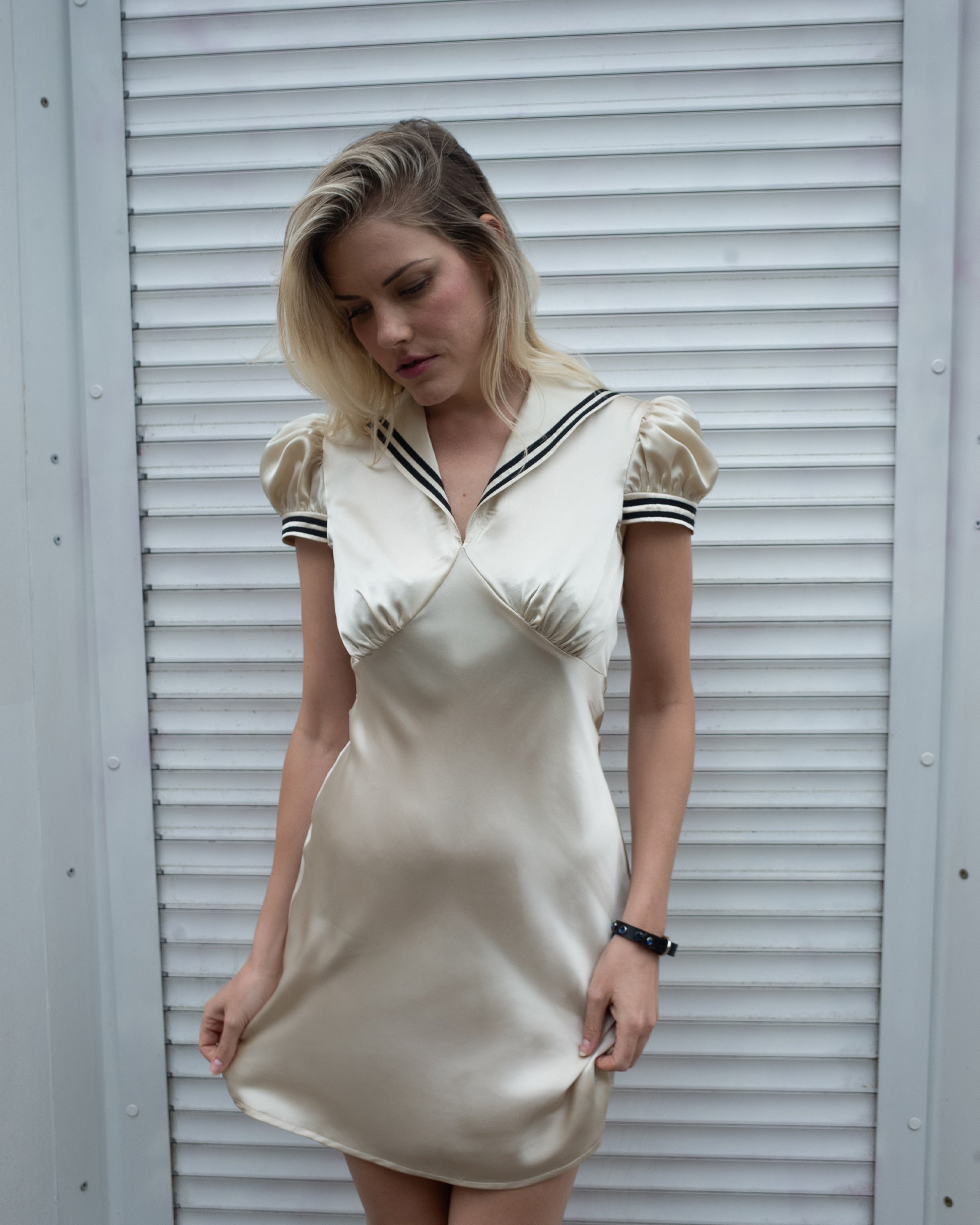 SHERRY SAILOR SLIP DRESS
