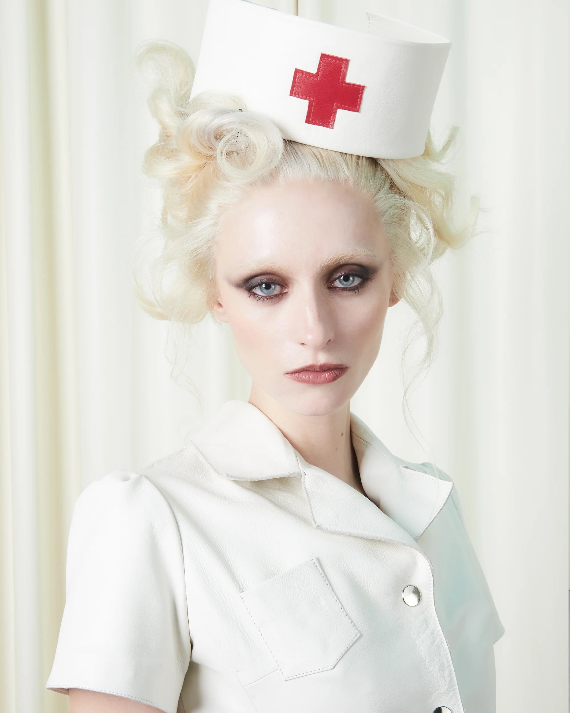 Nurse Leather Cap